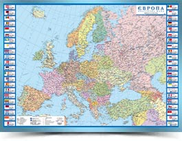 Політична мапа Європи – 2015 р.